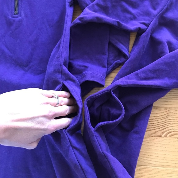 Matching dresses Primary Cozy purple grape sister French Terry size 3 4 5 4-5 - Picture 8 of 8